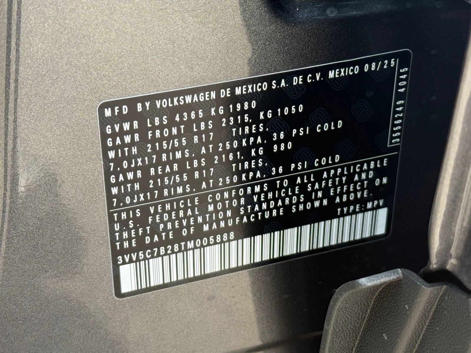 New 2026 Volkswagen Taos S image 18