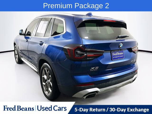 Used 2022 BMW X3 xDrive30i w/ Premium Package 2 image 5