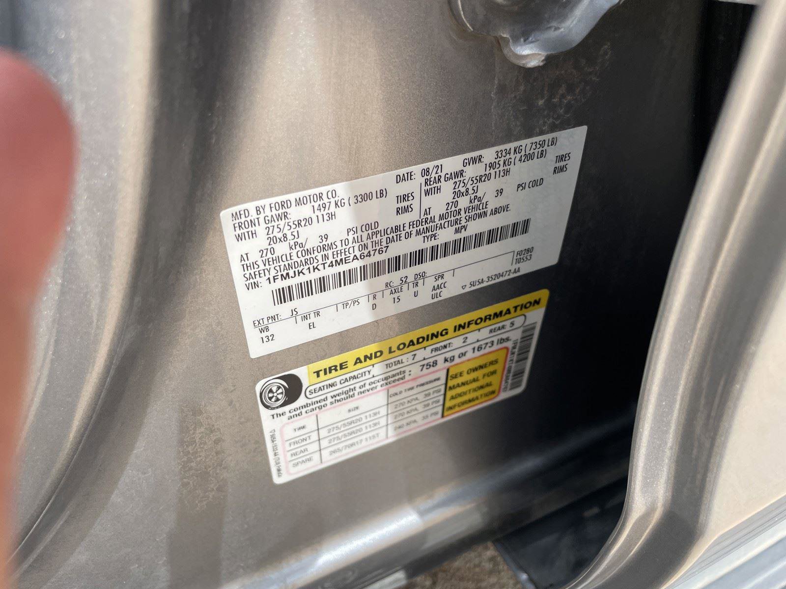 Used 2021 Ford Expedition Max Limited RWD image 45