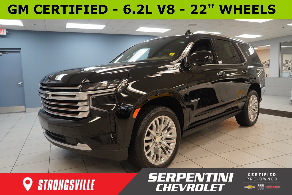 Certified 2023 Chevrolet Tahoe High Country w/ LPO, Illumination Package