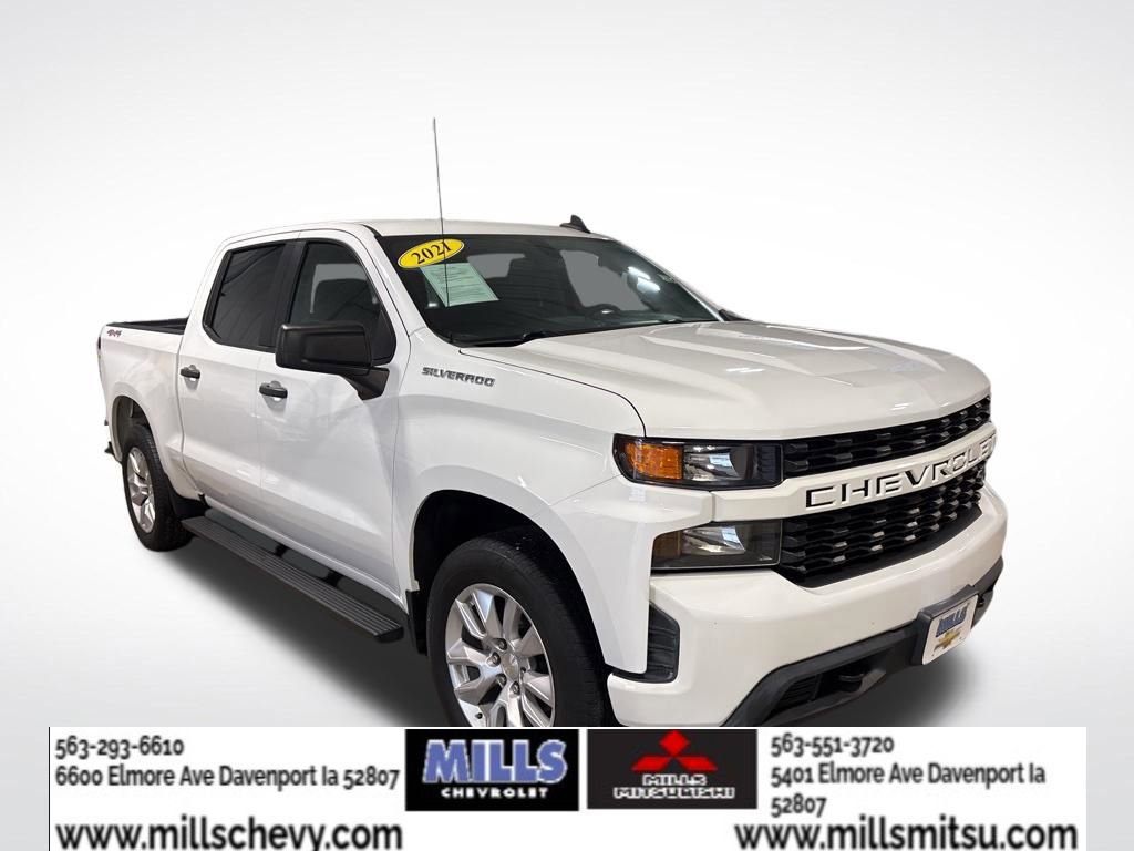 Used 2021 Chevrolet Silverado 1500 Custom image 3