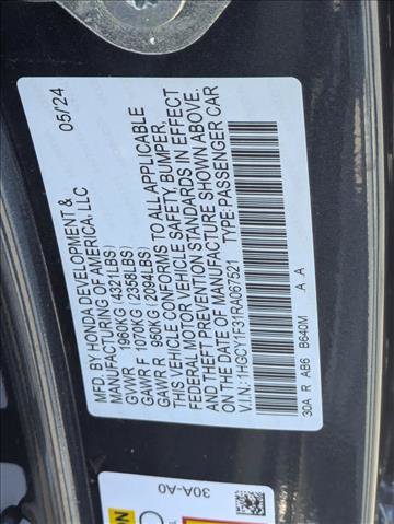 Certified 2024 Honda Accord EX image 25