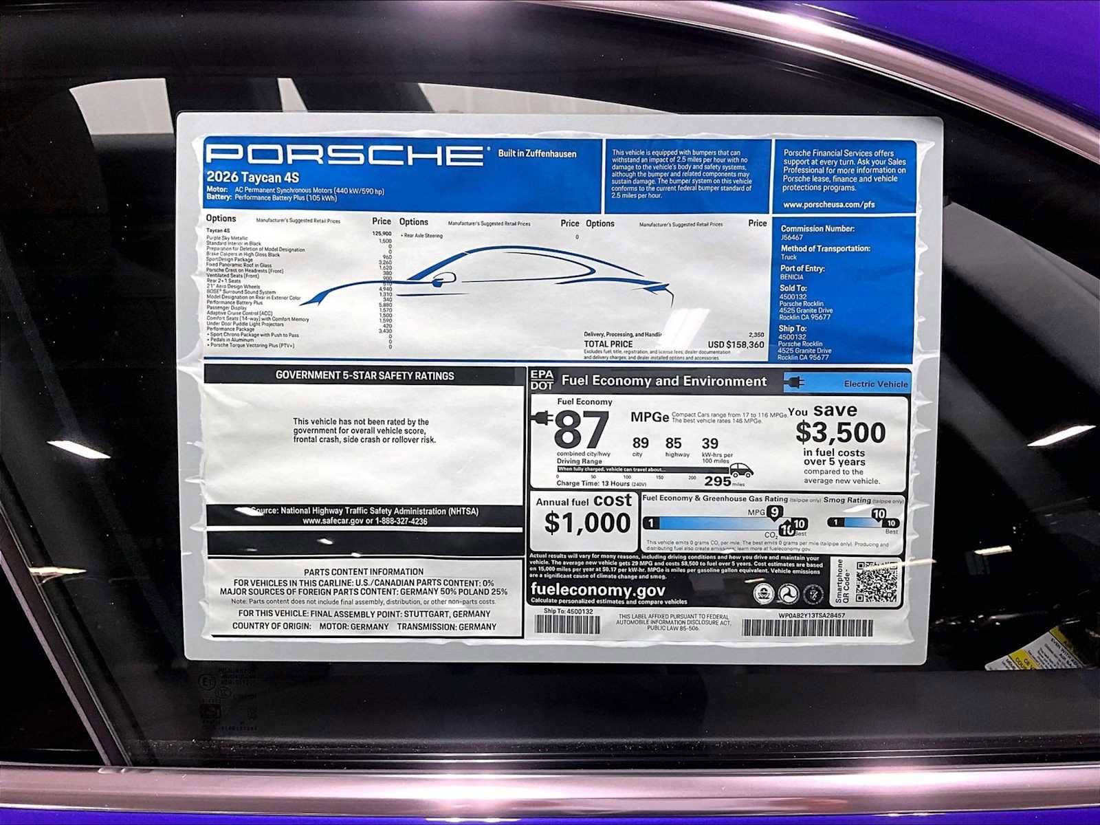 New 2026 Porsche Taycan 4S image 31