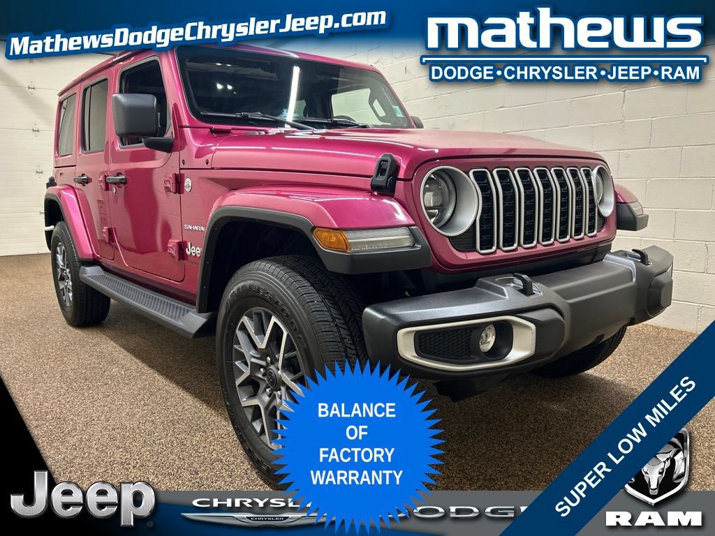 Used 2024 Jeep Wrangler Unlimited Sahara
