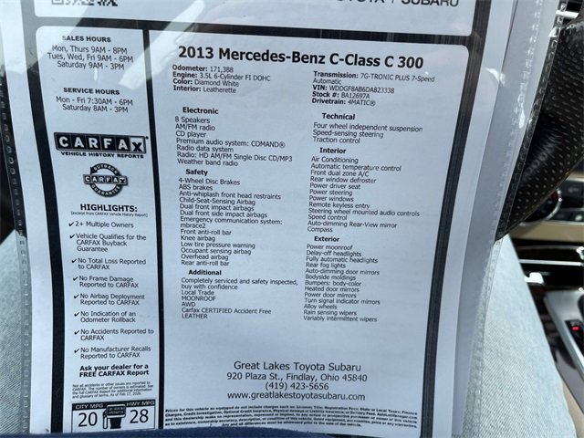 Used 2013 Mercedes-Benz C 300 4MATIC Sedan image 26