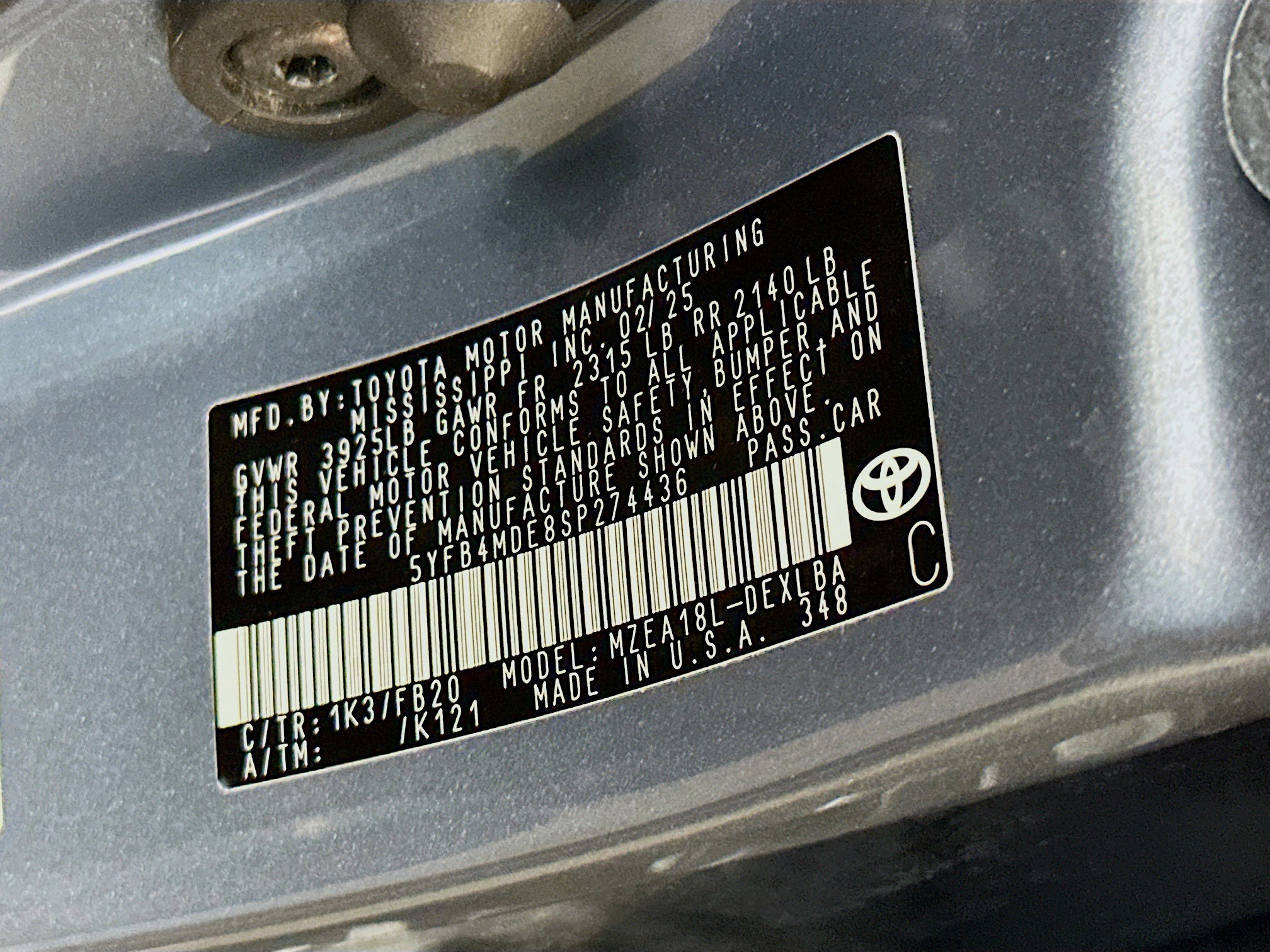 Used 2025 Toyota Corolla LE image 12