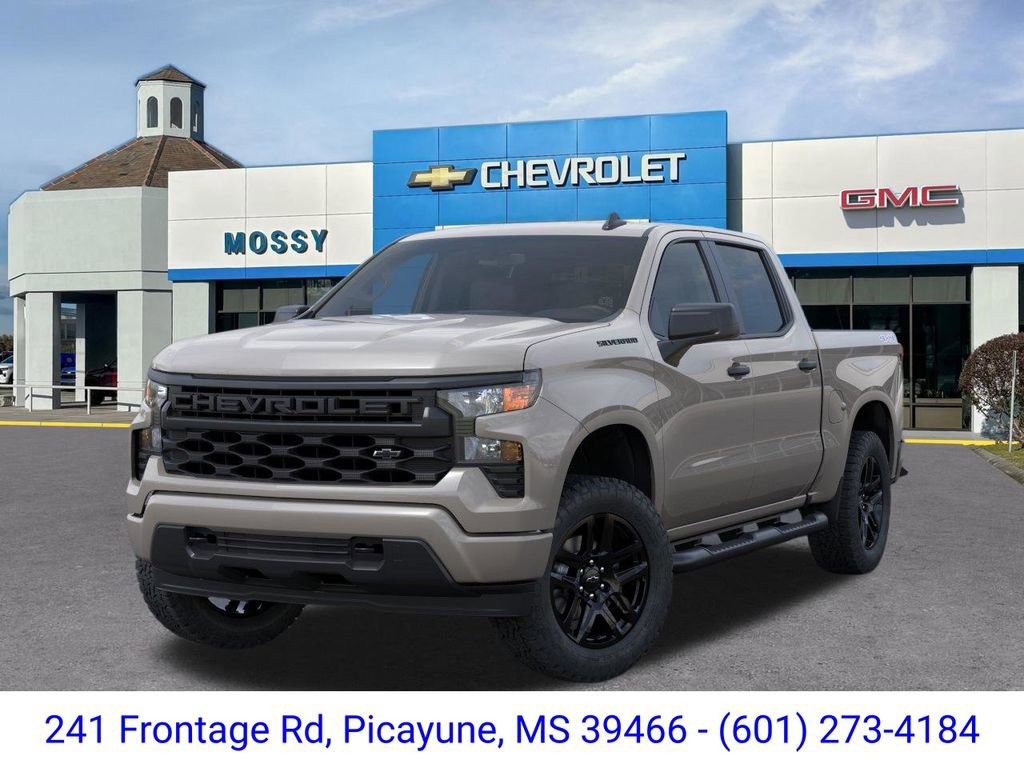 New 2026 Chevrolet Silverado 1500 Custom w/ Turbomax Blackout Package AWD/4WD image 6