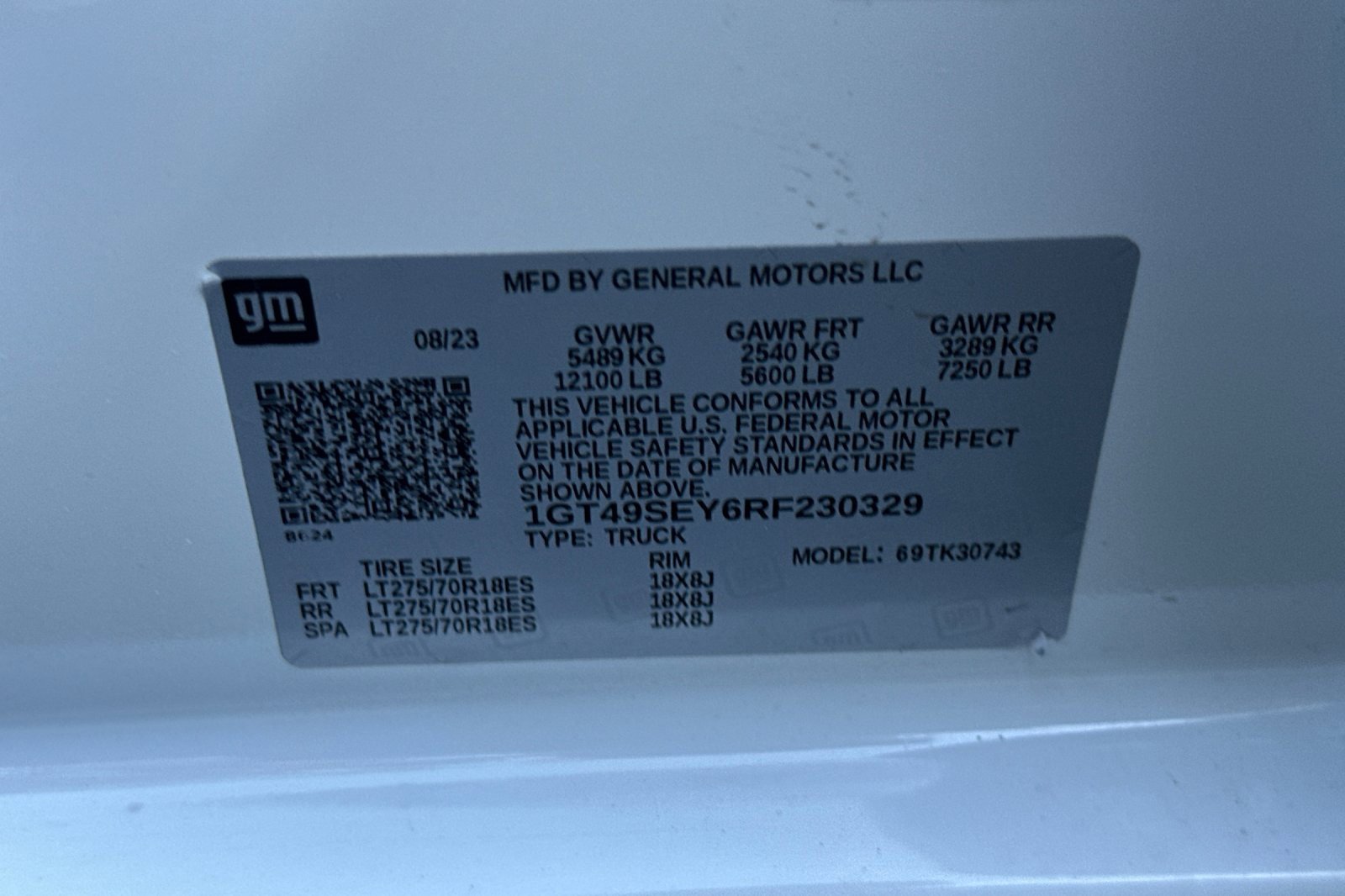 Used 2024 GMC Sierra 3500 Pro w/ 1SA Pro Safety Plus Package image 28