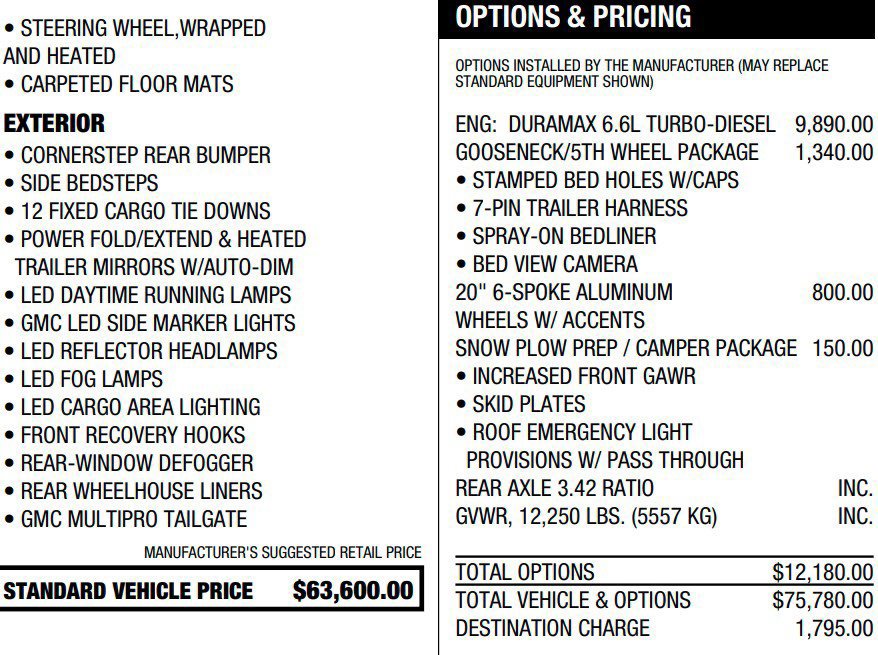 Certified 2023 GMC Sierra 3500 SLT w/ Gooseneck/5TH Wheel Package AWD/4WD image 2