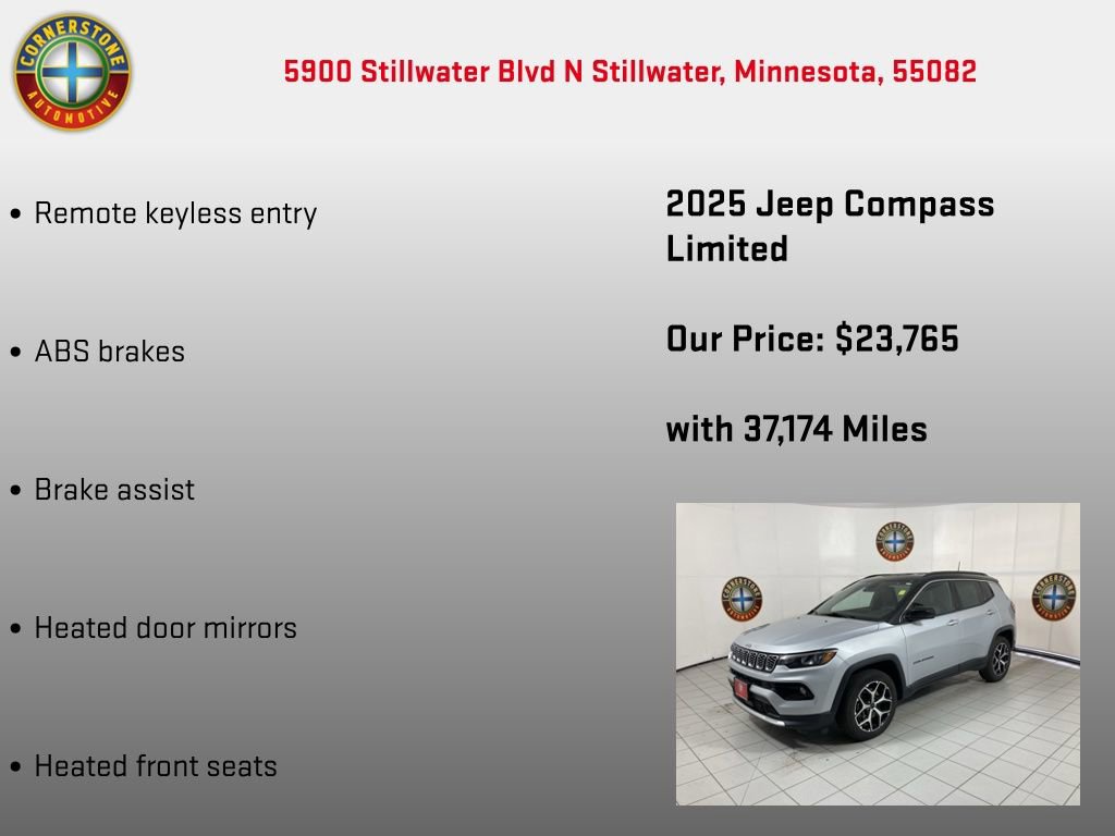 Used 2025 Jeep Compass Limited image 10