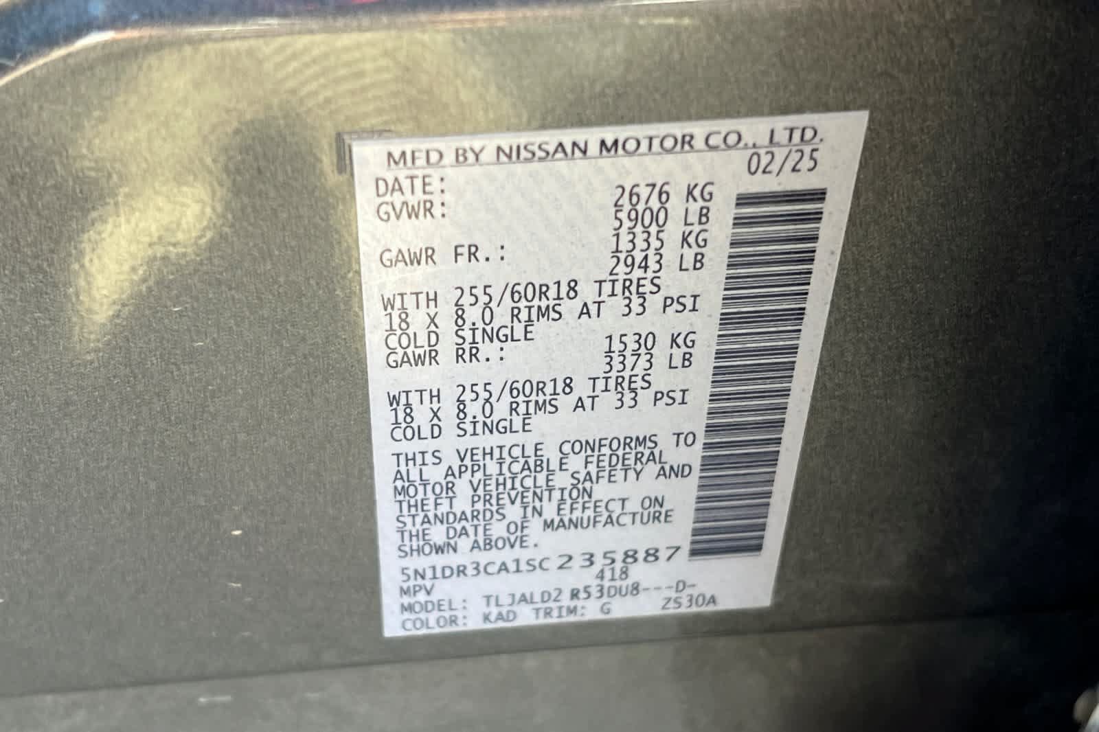 Used 2025 Nissan Pathfinder SL FWD image 38