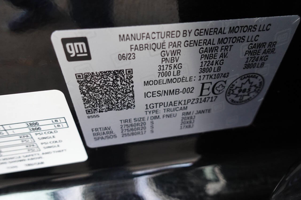 Used 2023 GMC Sierra 1500 Pro w/ Graphite Edition image 17