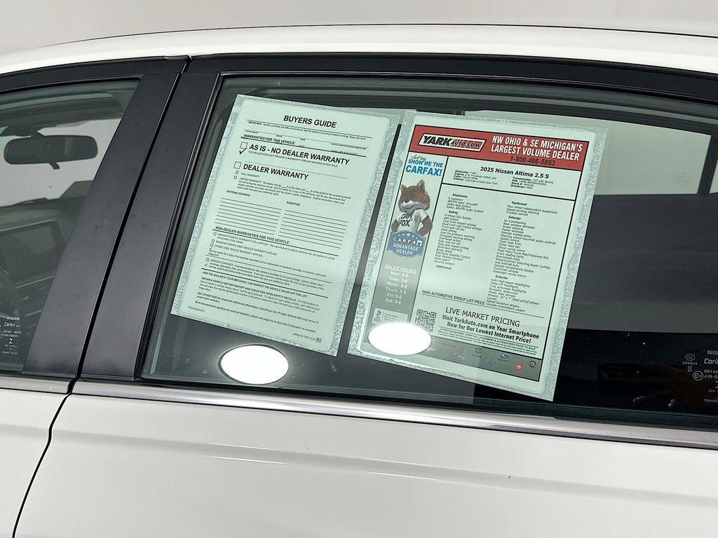 Certified 2025 Nissan Altima 2.5 S FWD image 13