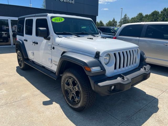 Certified 2019 Jeep Wrangler Unlimited Sport S AWD/4WD image 1