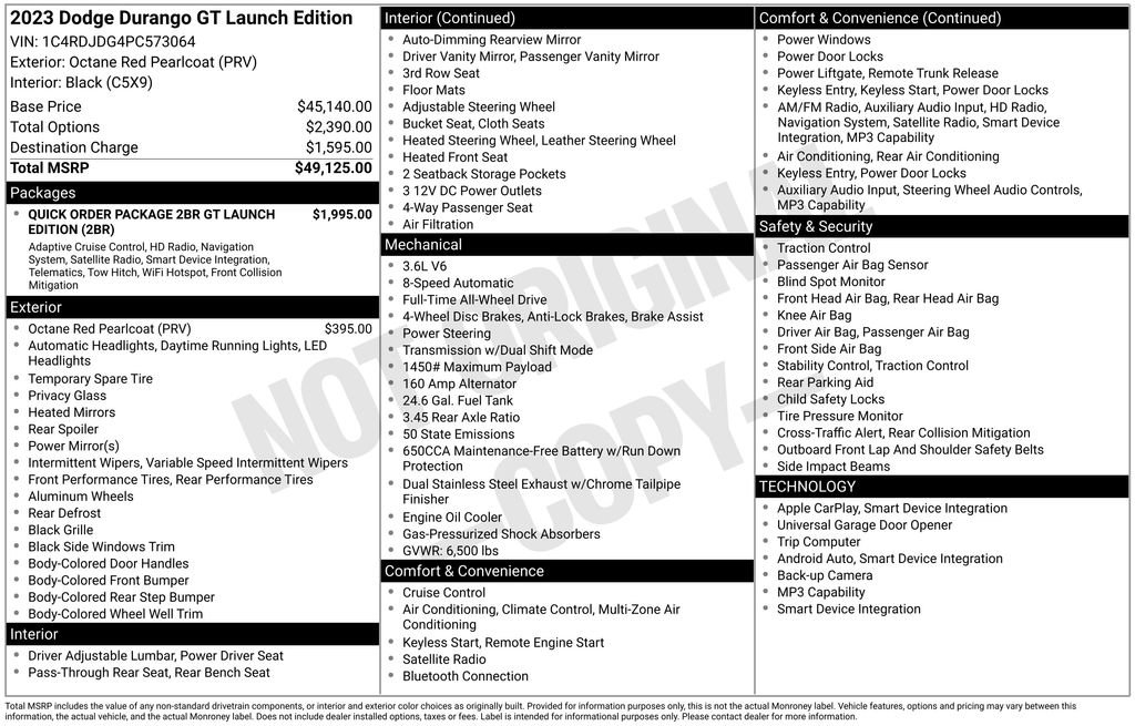 Used 2023 Dodge Durango GT AWD/4WD image 12