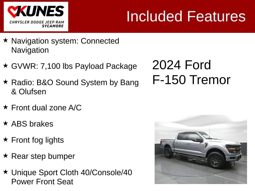 Used 2024 Ford F150 Tremor w/ Bed Utility Package AWD/4WD image 3
