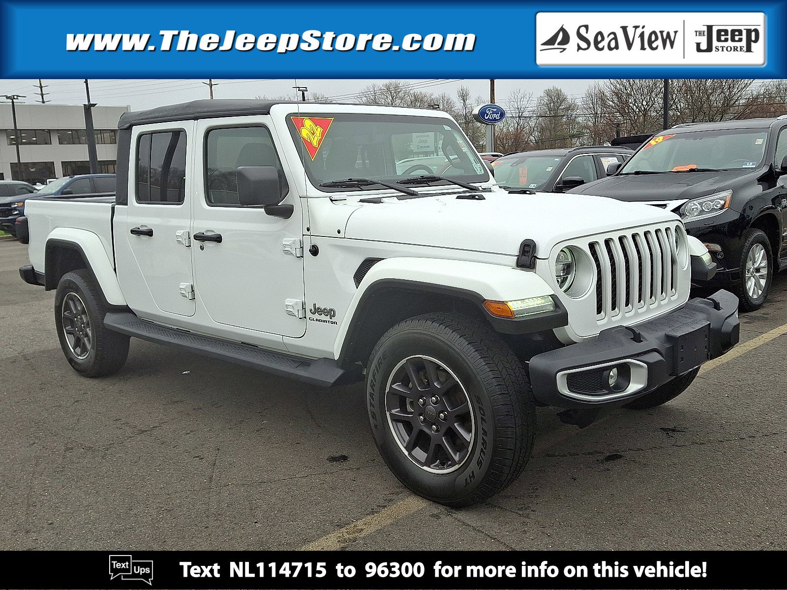 Certified 2022 Jeep Gladiator Overland w/ LED Lighting Group AWD/4WD image 1