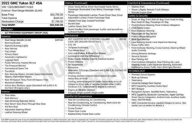 Certified 2022 GMC Yukon SLT AWD/4WD image 6