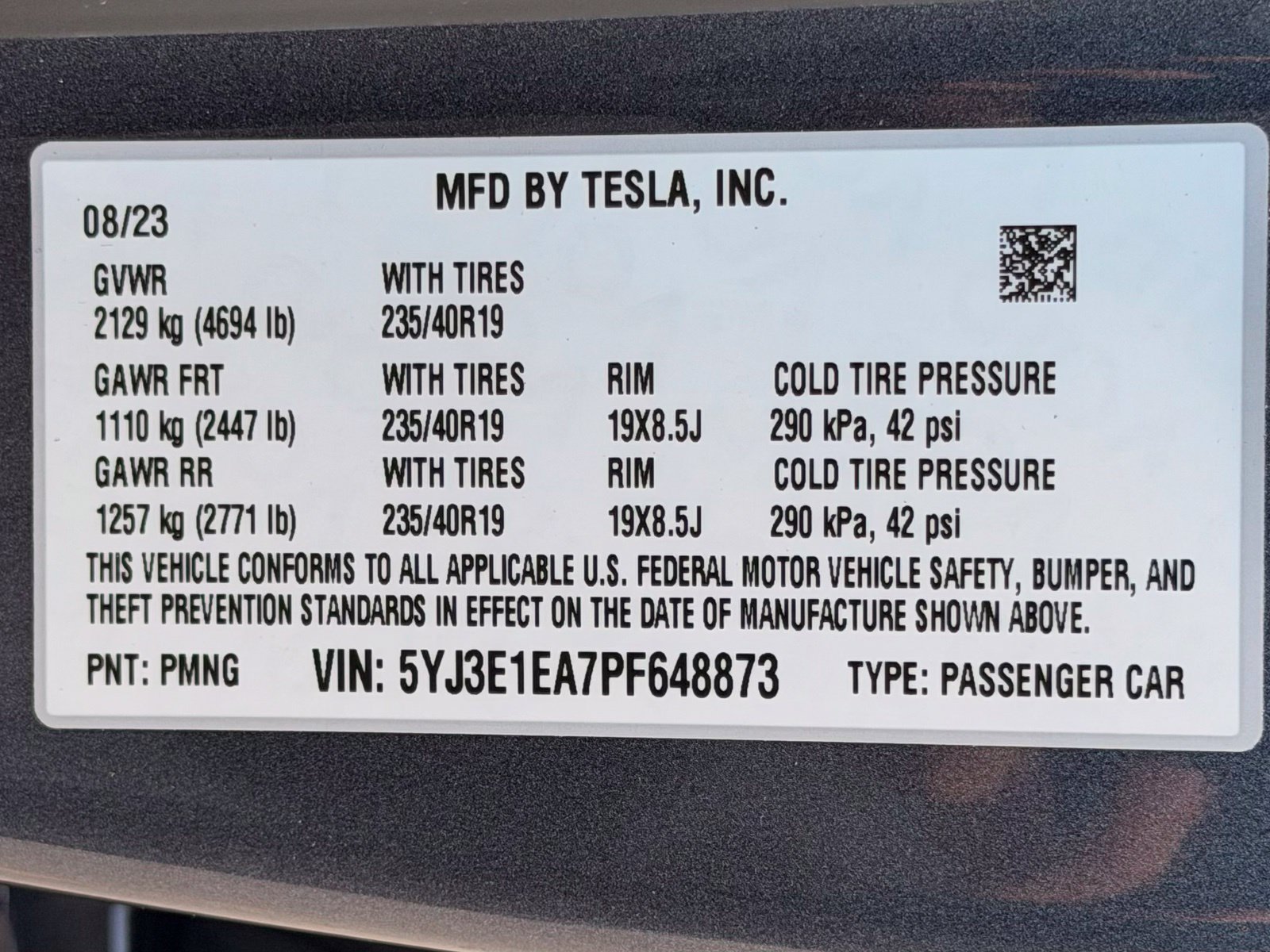 Used 2023 Tesla Model 3 Standard Range RWD image 50