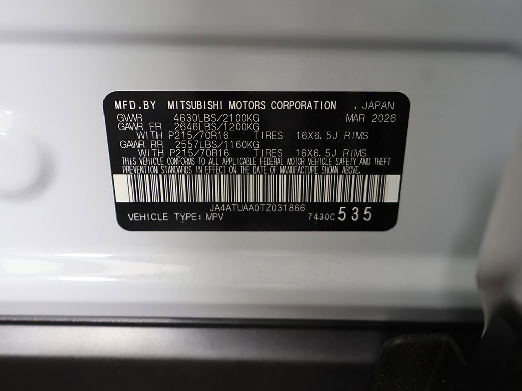 New 2026 Mitsubishi Eclipse Cross ES AWD/4WD image 43