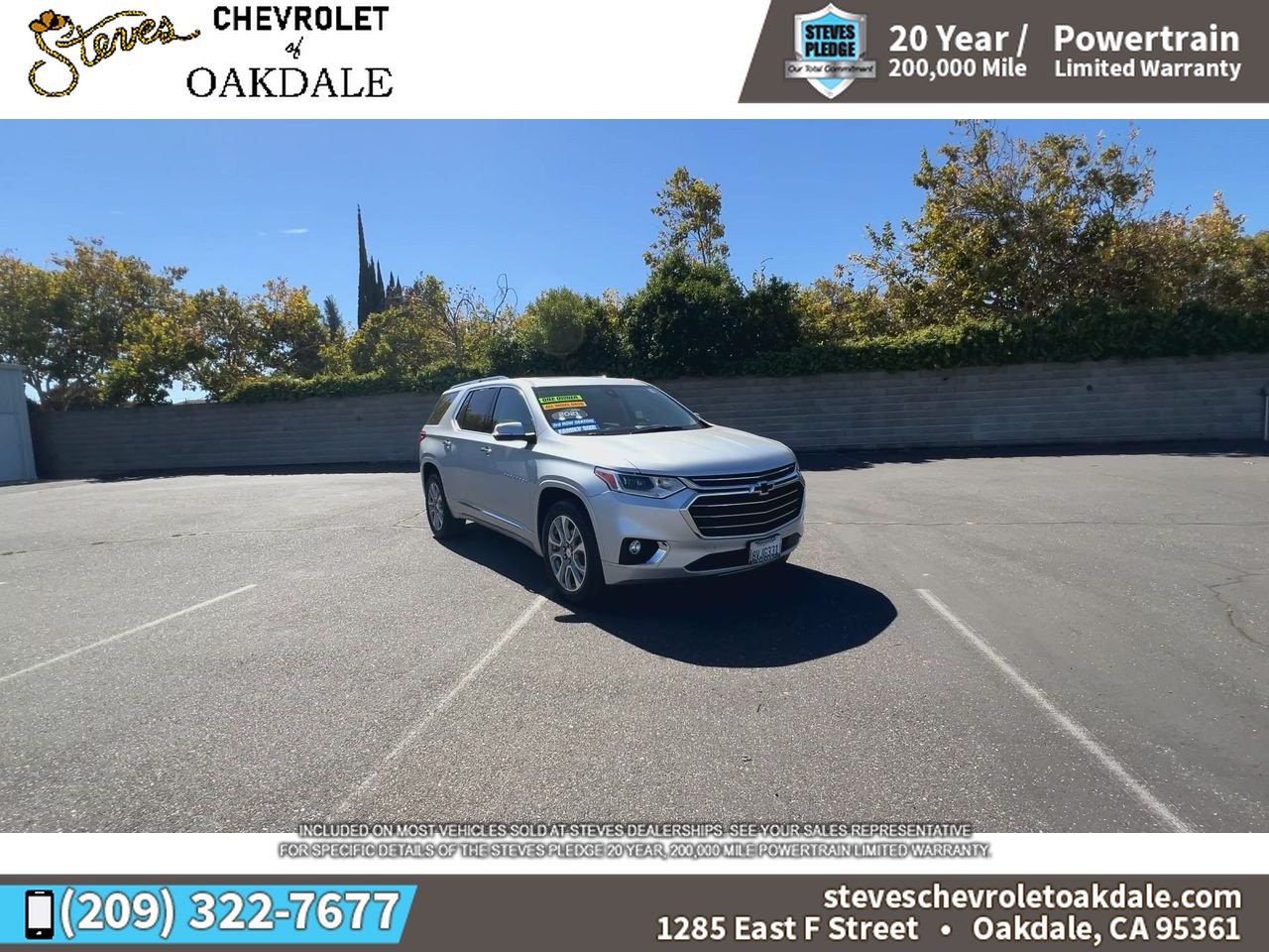 Certified 2021 Chevrolet Traverse Premier w/ LPO, Cargo Package AWD/4WD image 3