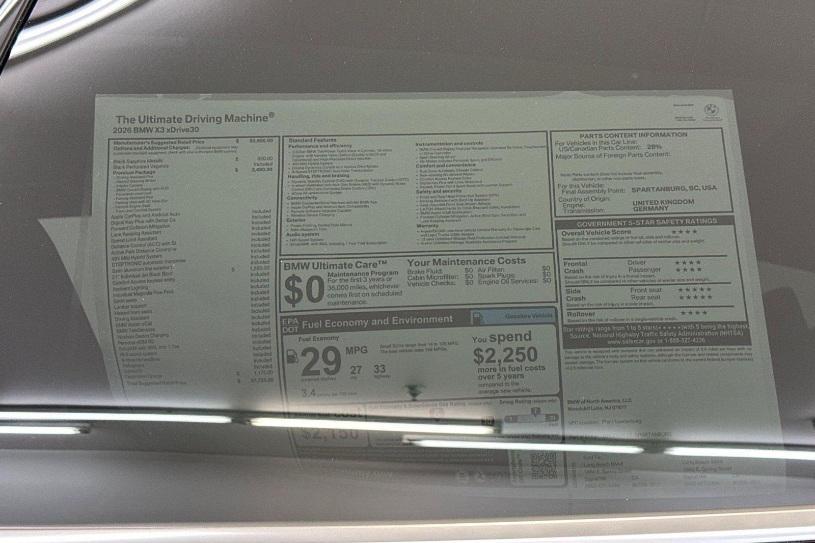 Used 2026 BMW X3 xDrive30i w/ Premium Package AWD/4WD image 30