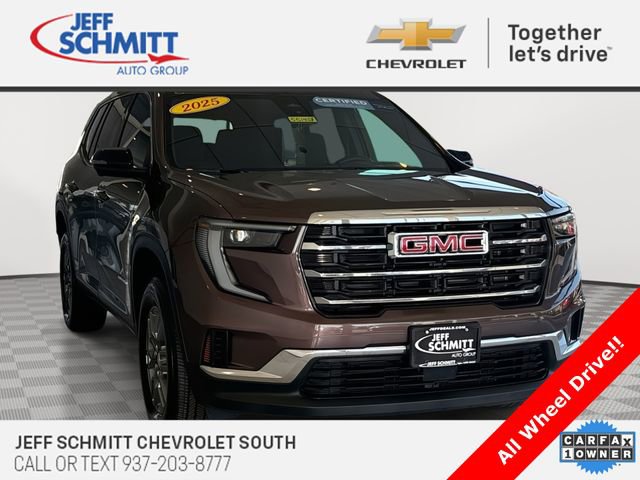 Certified 2025 GMC Acadia Elevation image 1
