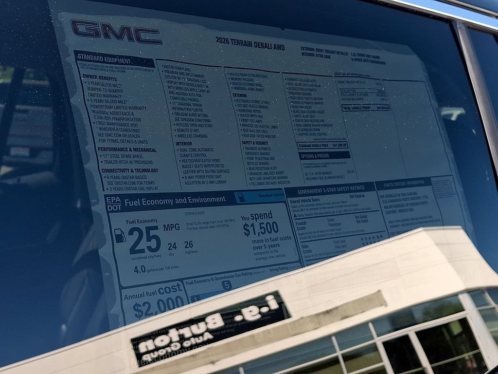 New 2026 GMC Terrain Denali AWD/4WD image 19