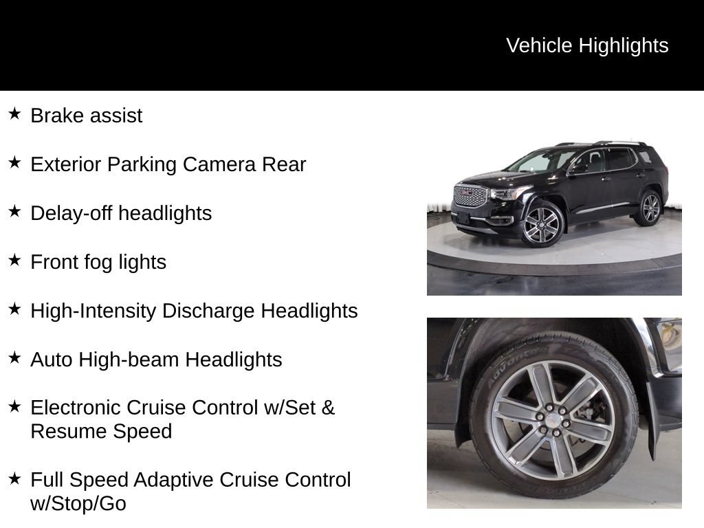 Used 2017 GMC Acadia Denali w/ Technology Package AWD/4WD image 19
