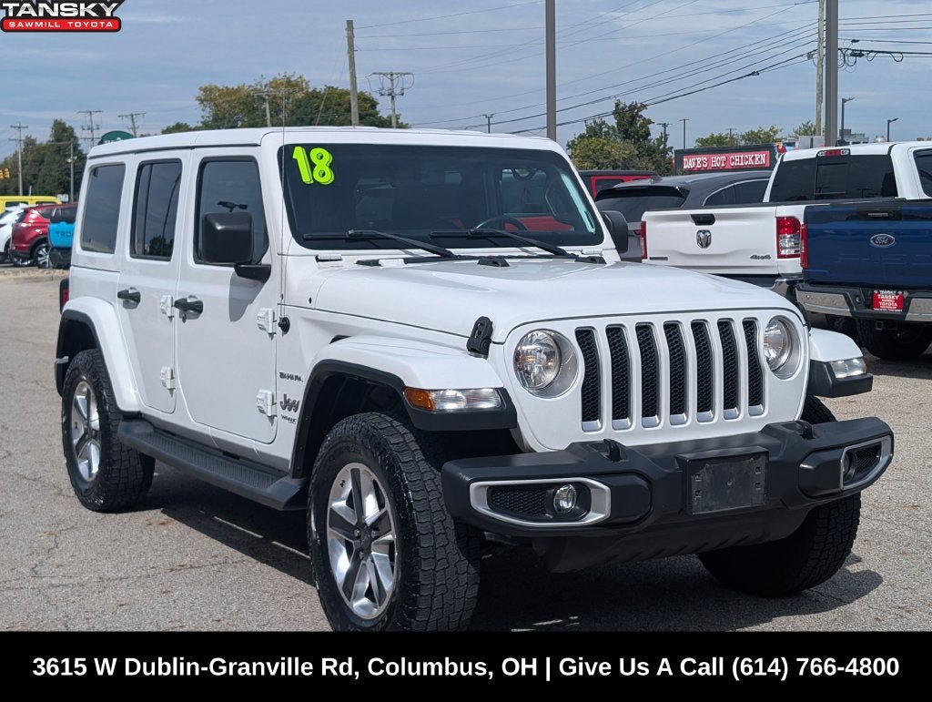 Used 2018 Jeep Wrangler Unlimited Sahara
