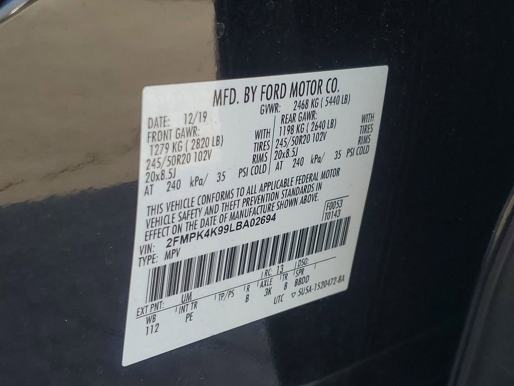 Used 2020 Ford Edge Titanium w/ Equipment Group 301A image 28