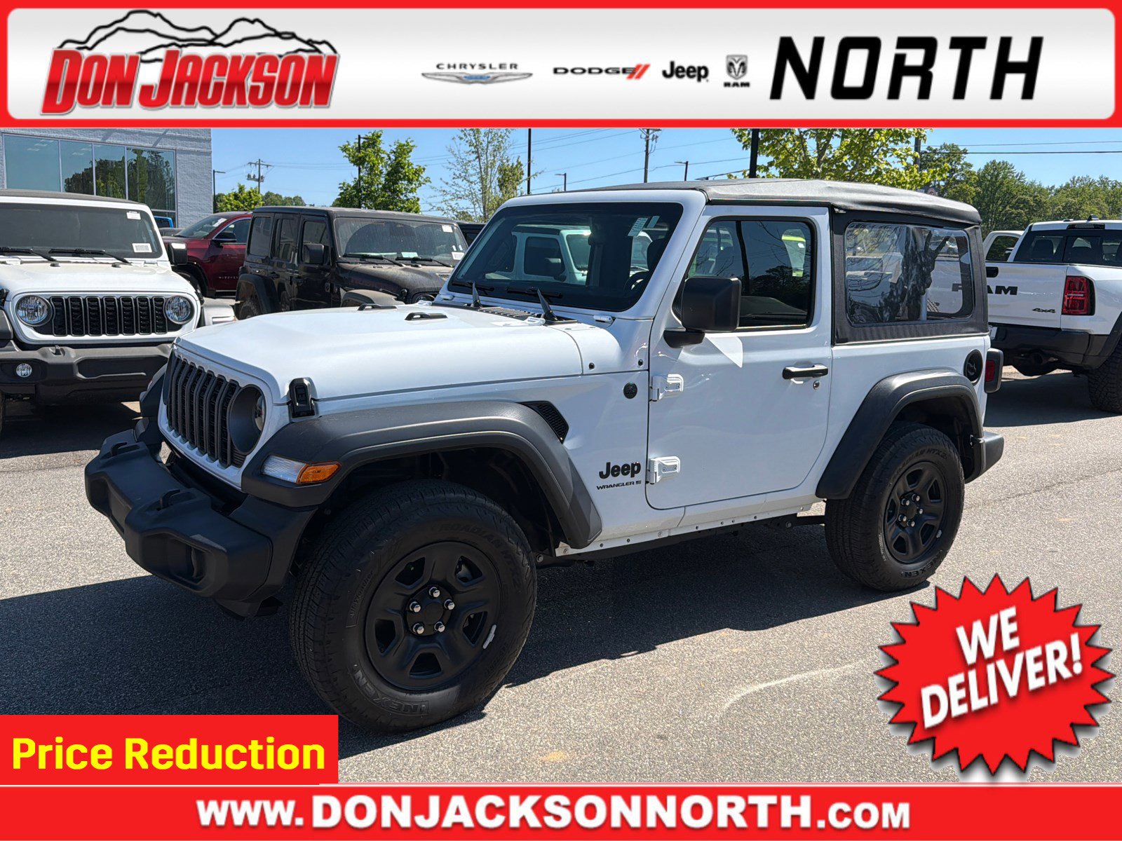 Used 2025 Jeep Wrangler Sport image 1