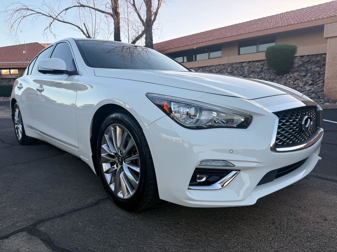 Used 2021 INFINITI Q50 Luxe w/ Seat & Sound Package AWD/4WD image 1
