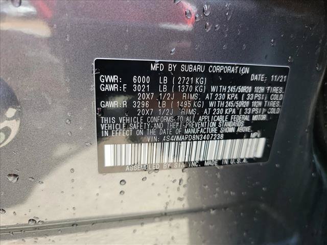 Used 2022 Subaru Ascent Limited w/ Technology Package AWD/4WD image 26