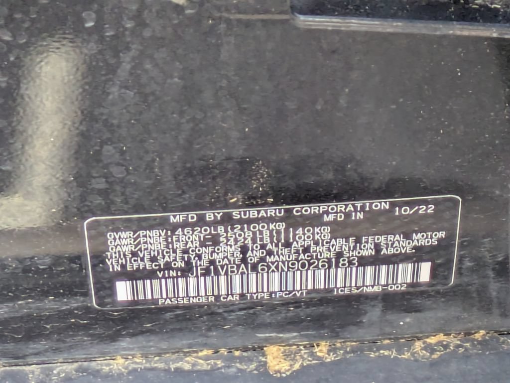 Used 2022 Subaru WRX Limited AWD/4WD image 16