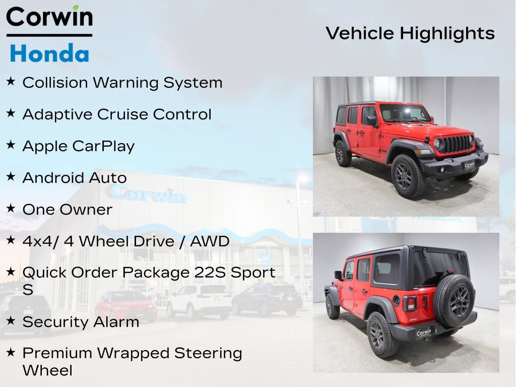 Used 2025 Jeep Wrangler Unlimited Sport AWD/4WD image 11