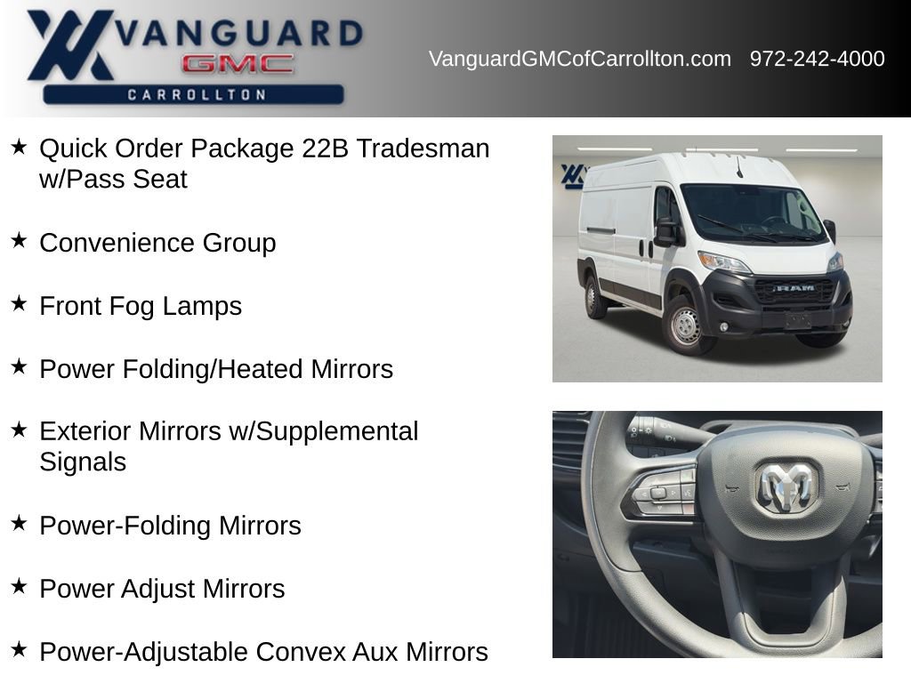 Used 2025 RAM ProMaster 2500 w/ Convenience Group FWD image 6