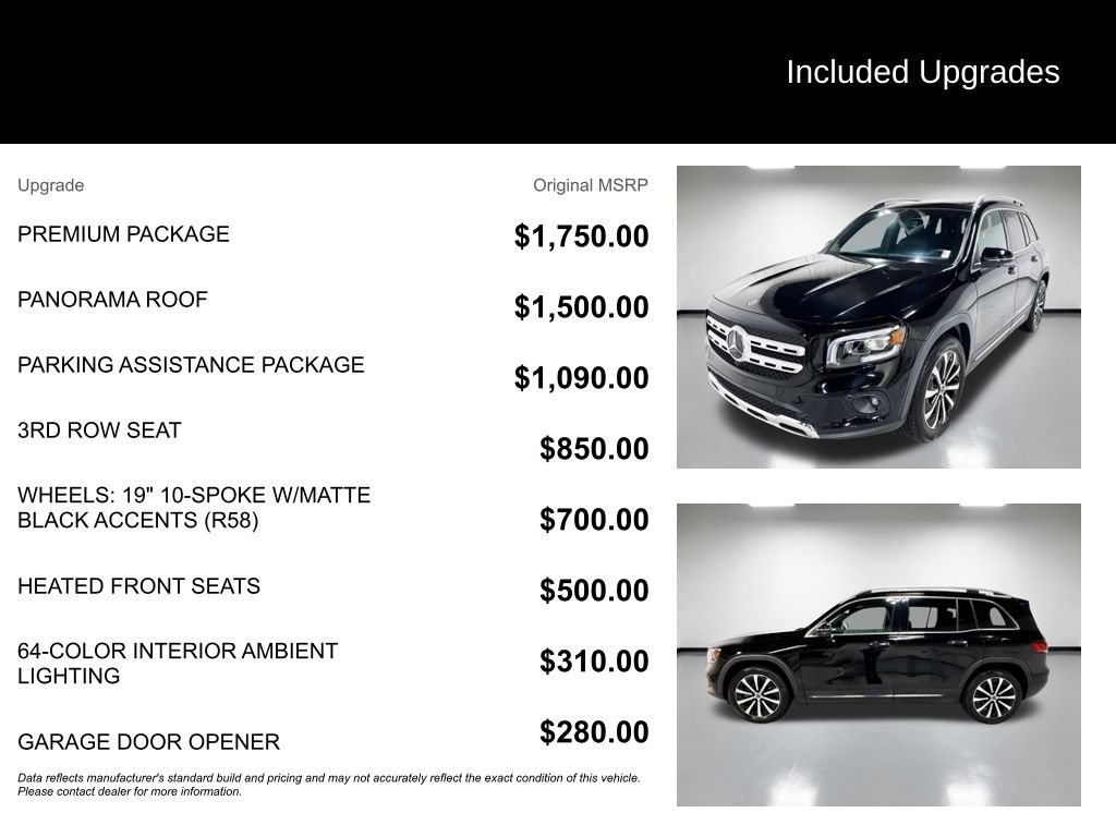 Used 2021 Mercedes-Benz GLB 250 4MATIC w/ Premium Package image 7