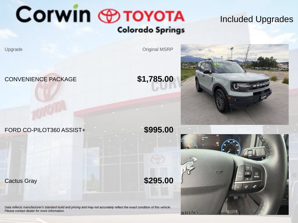 Used 2024 Ford Bronco Sport Big Bend w/ Convenience Package AWD/4WD image 4