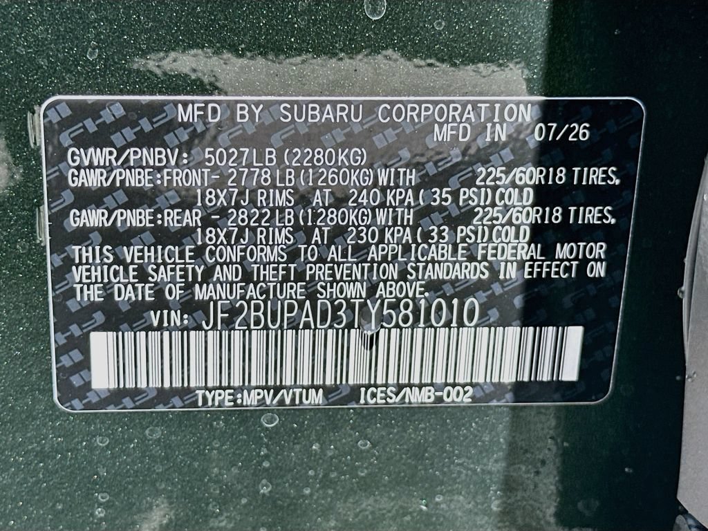 New 2026 Subaru Outback Premium AWD/4WD image 26