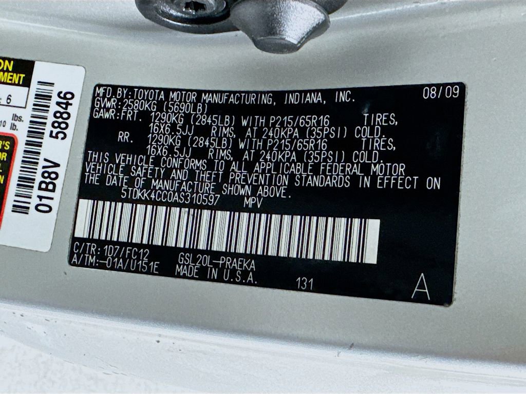 Used 2010 Toyota Sienna CE FWD image 15