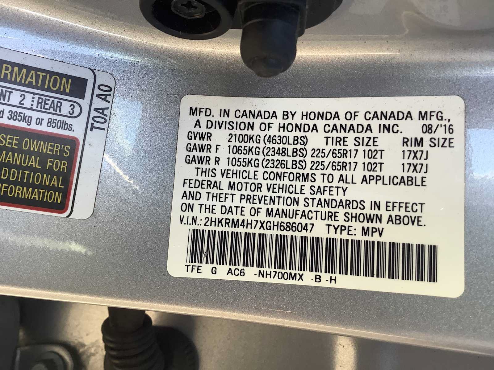 Used 2016 Honda CR-V EX-L image 10
