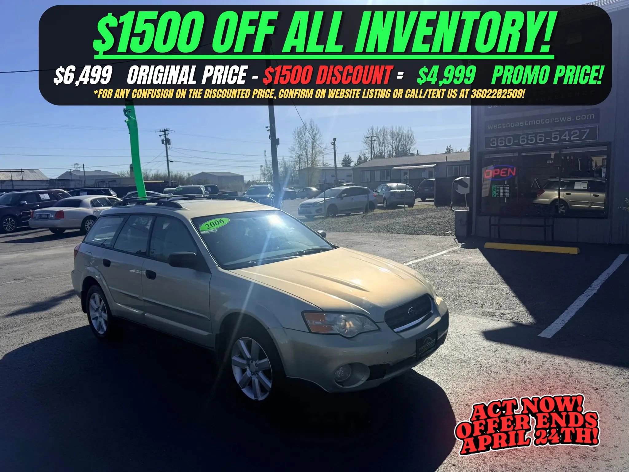 Used 2006 Subaru Outback 2.5i Special Edition image 1