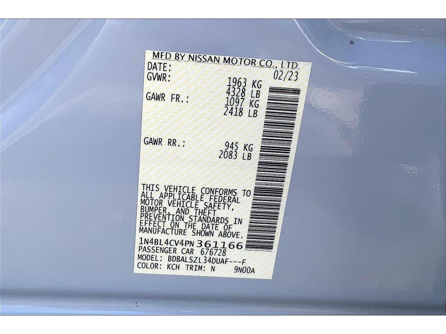 Used 2023 Nissan Altima 2.5 SR w/ SR Premium Package image 29