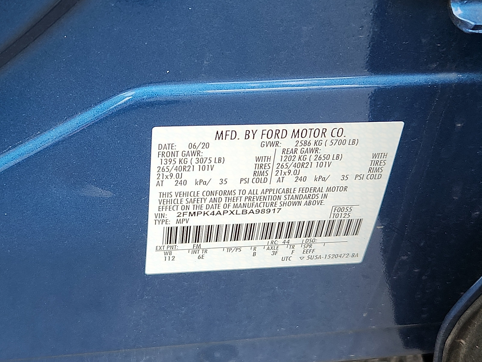 Used 2020 Ford Edge ST w/ Equipment Group 401A AWD/4WD image 28