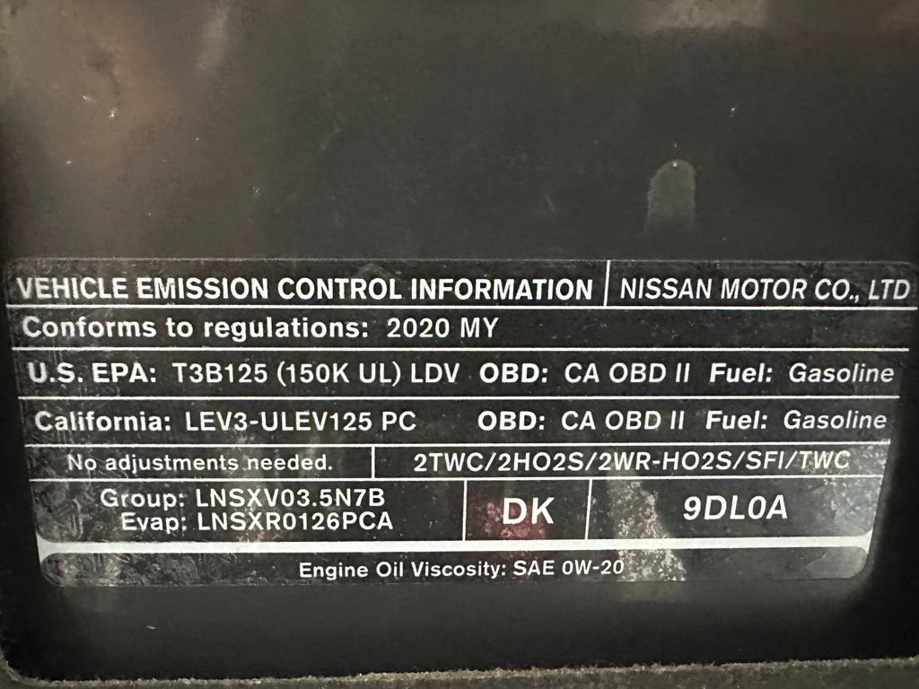 Used 2020 Nissan Maxima 3.5 S w/ Floor Mat Group FWD image 68
