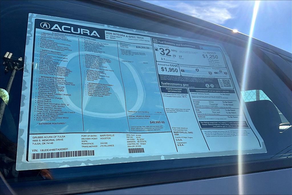 New 2026 Acura Integra A-Spec image 41