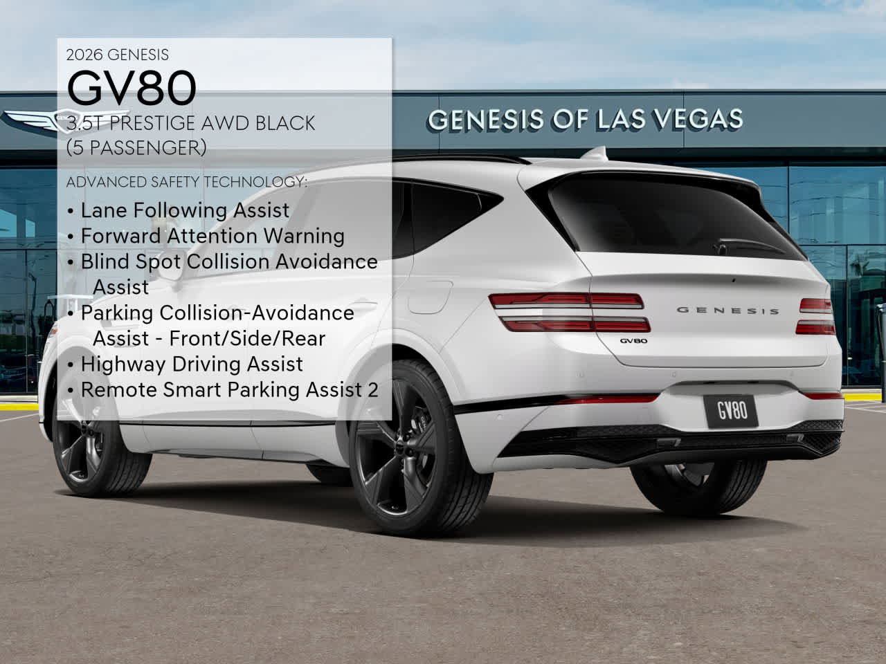 New 2026 Genesis GV80 3.5T Prestige image 7
