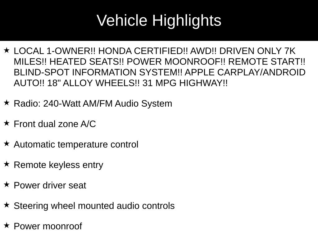 Certified 2026 Honda CR-V EX image 34