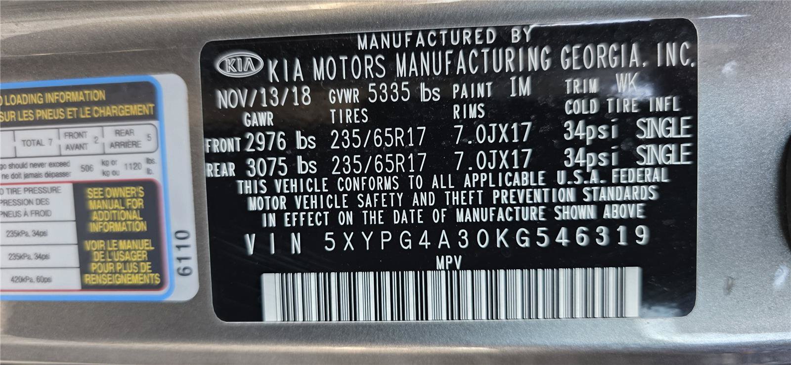 Used 2019 Kia Sorento L FWD image 25